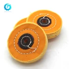 Wheel White / Yellow Muslin Cotton Buffing Wheel For Polishing Jewelry