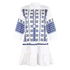 Dress Best Selling New European Style V-neck Loose Printing One-piece Dress For Good Quality