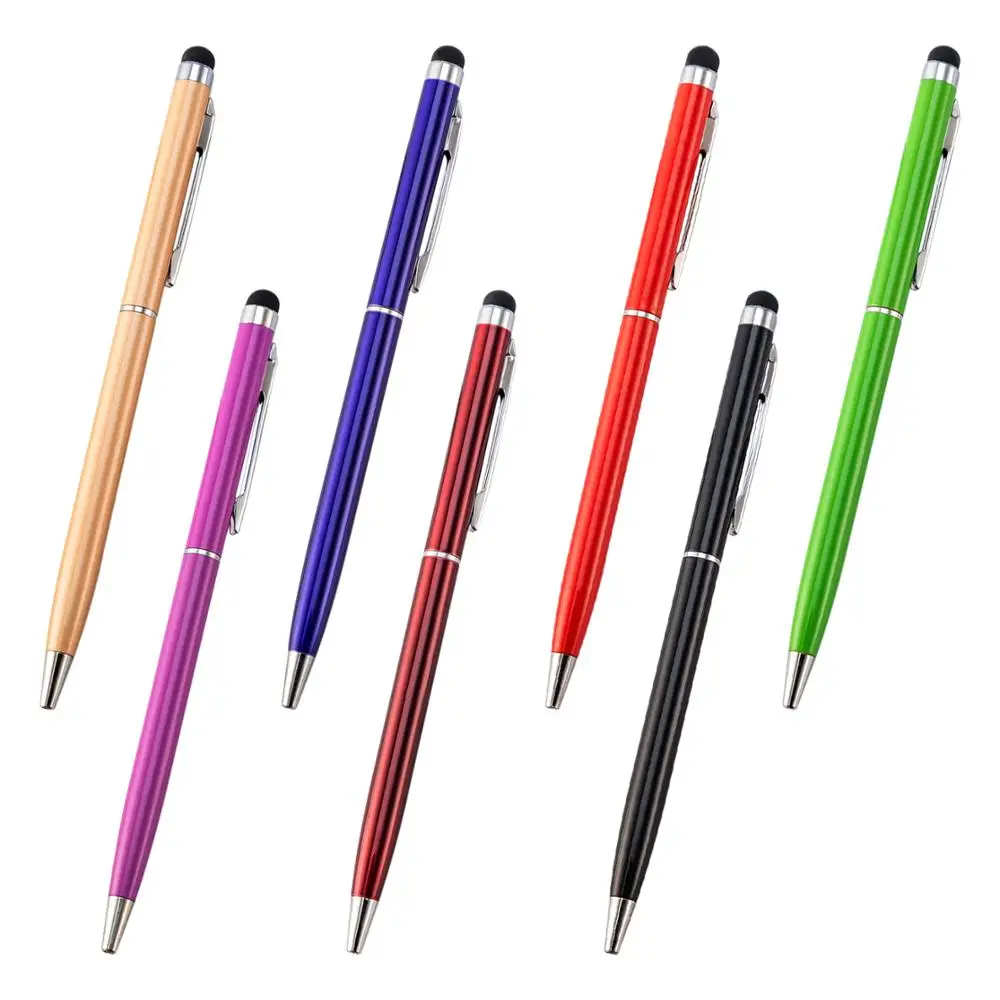 Metal Ballpoint Pen Capacitive Touch Screen Stylus Pen Ball Pen School Supplies 