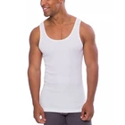 Top Men's Single Pack Undershirt Ribbed Tank Top