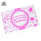 Box Boxes Corrugated Customizable Retail Diecut Flat Pack Fancy Corrugated Kraft Packaging Kawaii Box