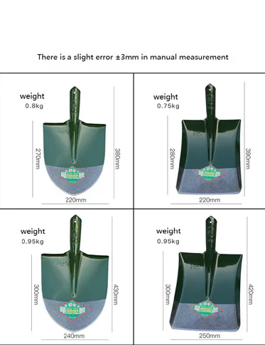 product factory direct product wholesale the best quality multifunctional steel square spade shovel head-3