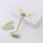 Wholesale High Quality Facial Massage Jade Roller Gua Sha Set