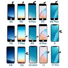For Factory Wholesale Mobile Phone LCDs Screen Display For IPhone 5/5s/5c/6/6 Plus/6s/6s Plus/7/7 Plus/8/8p/X/Xr/Xs Max/11/12 Promax