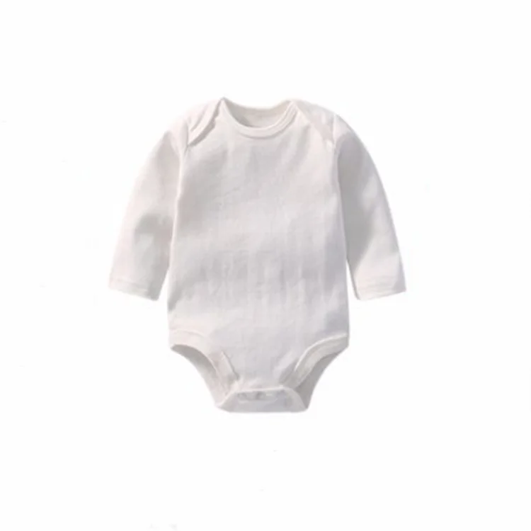 manufacturer Solid color long sleeve baby bodys