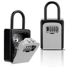 Combination Aluminium Alloy Key Safe Box Weatherproof 4 Digit Combination