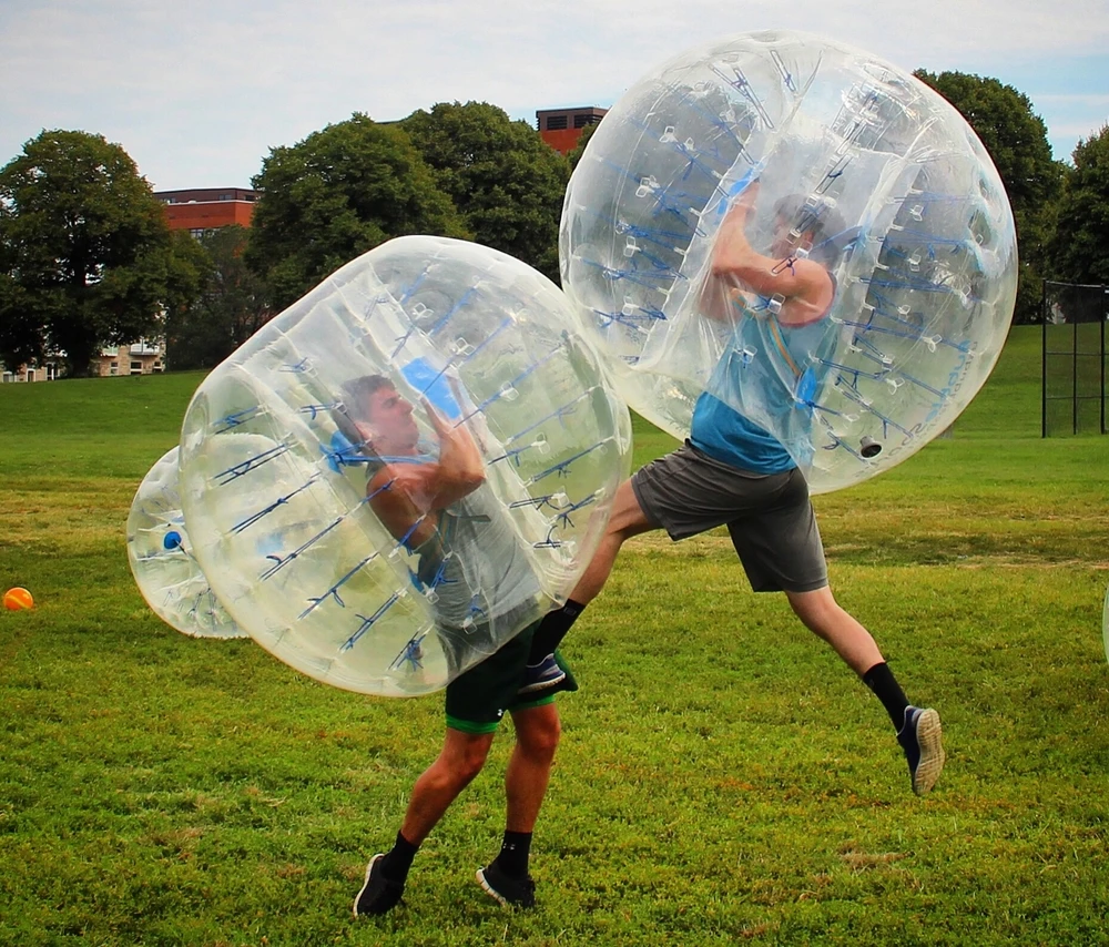 59" Body Inflatable Bumper Football PVC Zorb Human Bubble Soccer Ball Outdoor for sale online