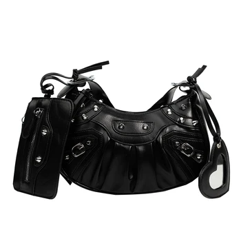 New Products Online Designer Purses Ladies Women Hand Bags Luxury Handbags Women's Motorcycle handbag