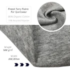 Cotton Recycled Fabric Knitted 300gsm Organic Cotton French Terry Fabric With GRS Certified