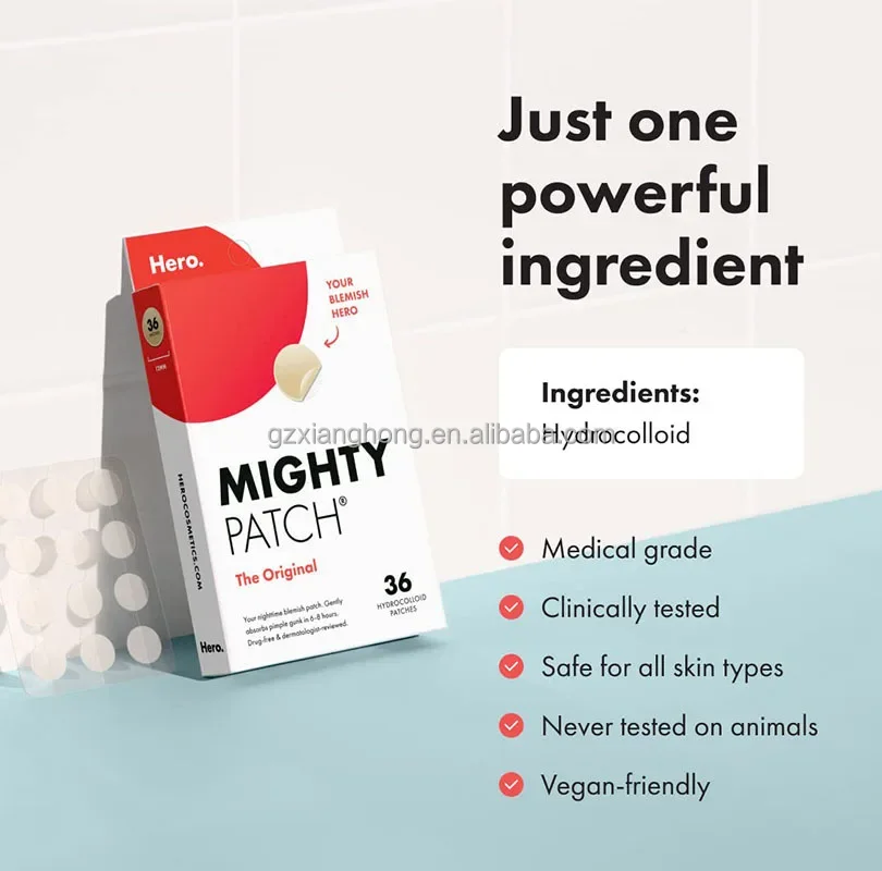 Hero Mighty Patch Original Hydrocolloid Acne Pimple Patches 36 Private