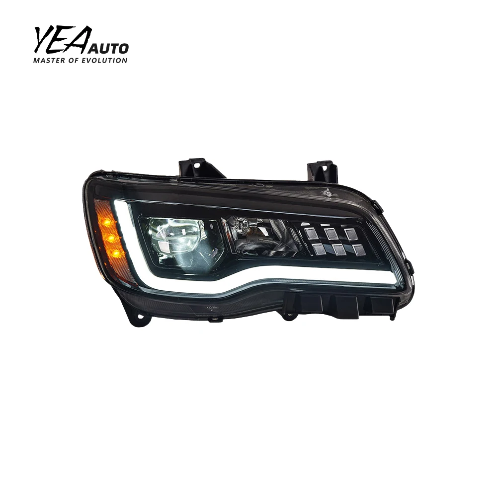 product headlight head light led headlights car headlamp for chrysler 300 300c 2011 2014 front lamp plug and play-5