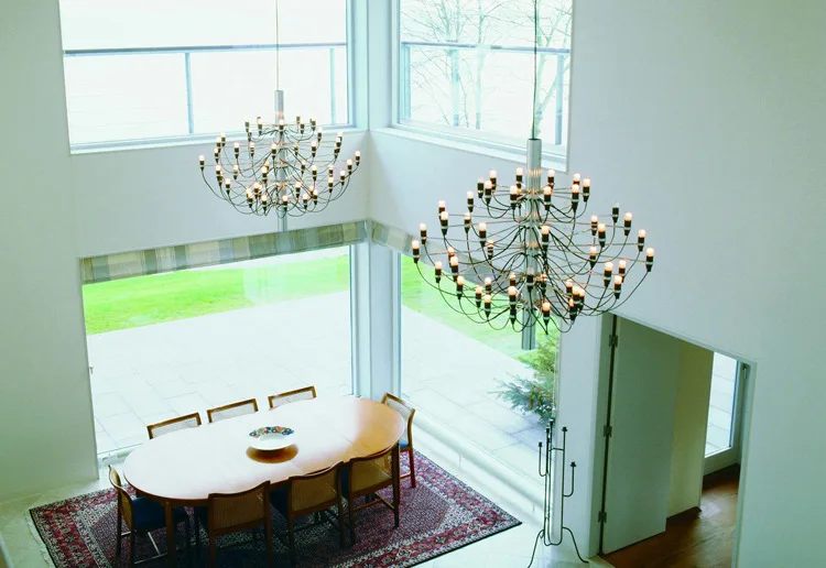 ARTDECOLITE Modern Gold Silver Black 18/30/50 Heads Gino Sarfatti Pendant Lights Summer Fruit Pendant Lamp