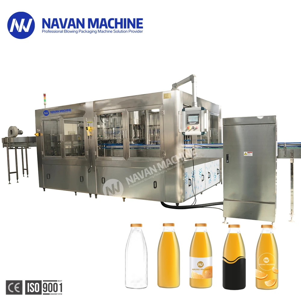 Concentrated Juice Filling Machine Automatic Glass Bottled Fruit Juice Production Line details