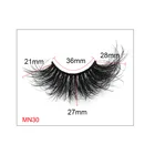 Natual Long Fluffy 25mm 3D Wispy Mink Eyelashes Vendor Luxury 25mm 3D Mink Eye Lashes Vendor