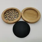Burner Coil Incense Burners Lao Zen Old Moutain Bamboo Magnet Circular Incense Burner For Incense Coil