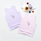 Vest Vest High Quality Environmental Protection Printing And Dyeing Organic Cotton Cartoon Girl Vest