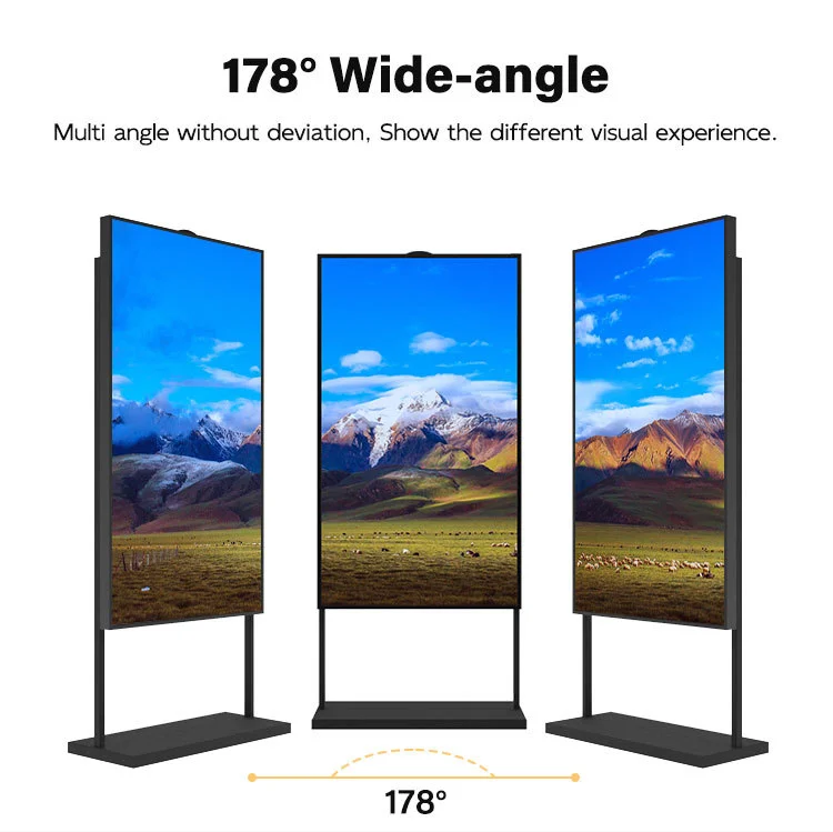 product 32 inch window advertising machine hanging double sided lcd display advertising mouth floor vertical highlight display-5