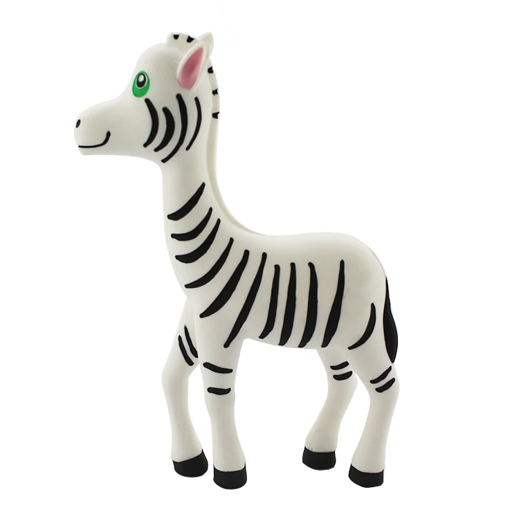 zebra teething toy