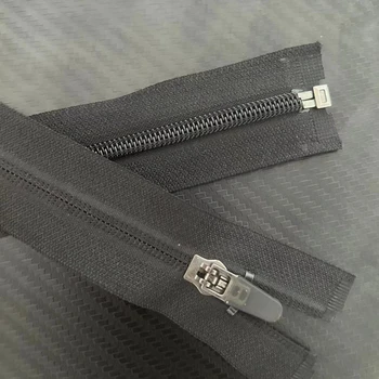 #7 Zipper for Shoots Clothes Boots Open End Man Zipper Jacket Wholesale Supply Cheap 8 Metal China Bags Black Shoes Custom White
