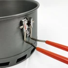 Set 2.4L Portable Outdoor Foldable Pot Camping Cookware Set For Kitchen And Picnic