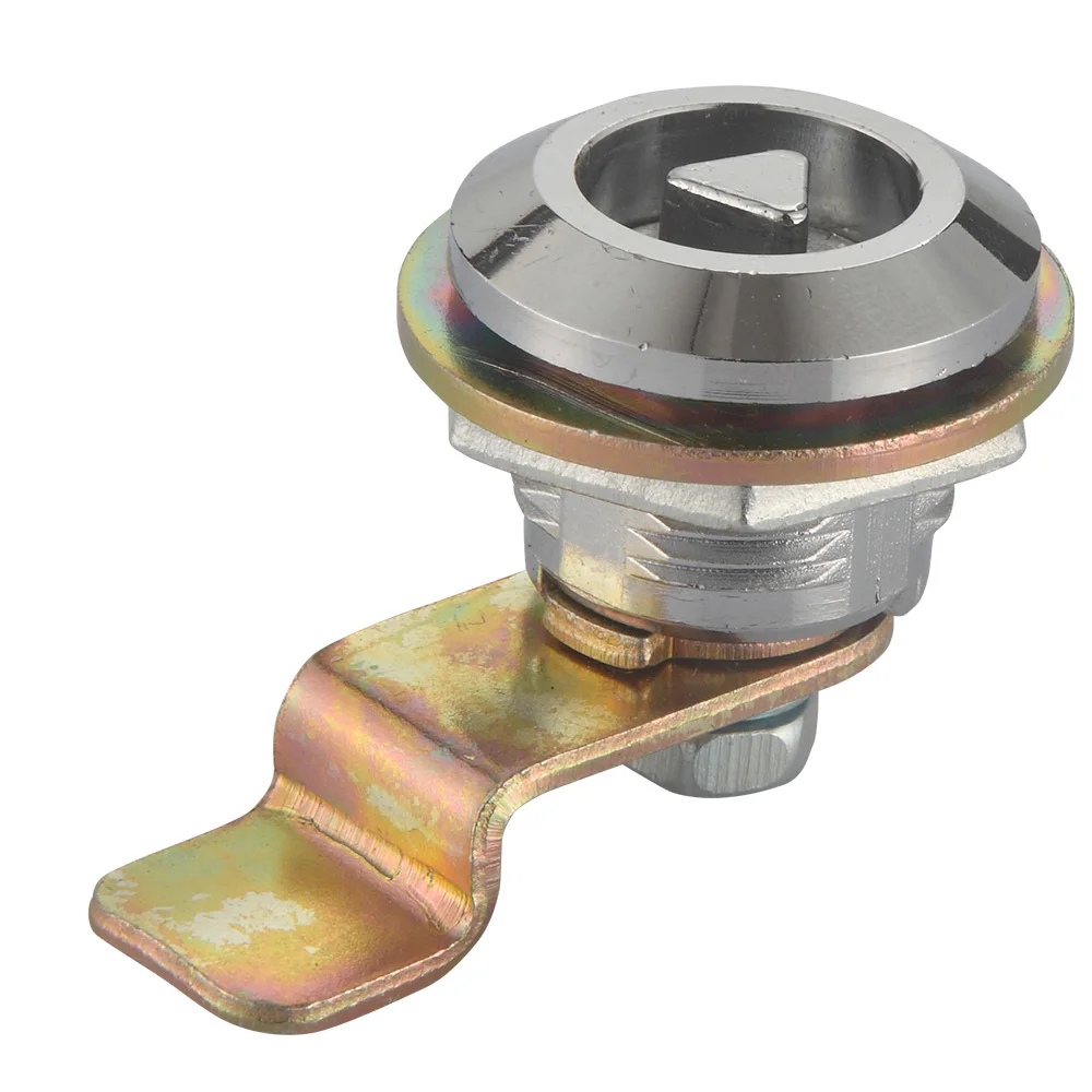 Custom MS710 Series Cabinet Lock Key-Operated Zinc Alloy Carriage Quarter Turn Lock with Waterproof Feature Triangle Shape manufacture