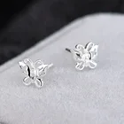 Earrings Hot Selling 925 Sterling Silver Temperament Cute Hollow Hypoallergenic Earrings For Women Student Jewelry