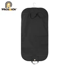 Polyester Garment Bag Durable 600 Denier Polyester Clear Bulk Garment Bags With Pvc Window Pockets Custom
