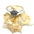 Ring Engagement Heart-shaped Ring 925 Sterling Silver Royal Crown Ring Heart-shaped Fashion Engagement Ring