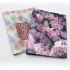 Three-Hole Flower Printed File Folder File Storage Letter Size 3-hole For School Or Office