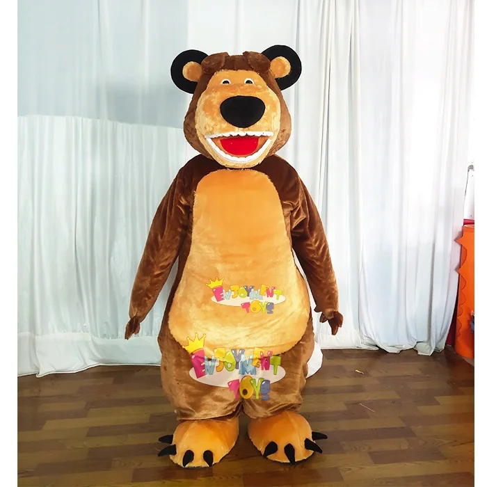 Hot Sale Ce Customized Funny Life Size Adult Plush Animal Cartoon Masha And  Bear Mascot Costume For Sale - Buy Customized Funny Life Size Adult Plush  Animal Cartoon Mascot Costume,Masha And Bear