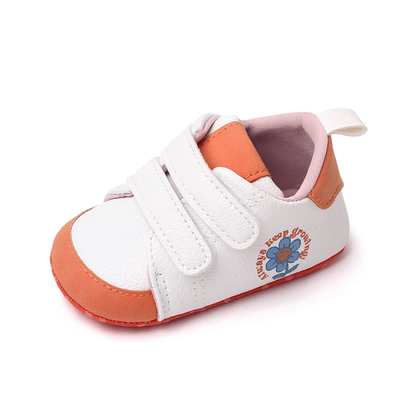Spring and Autumn Matching Flowers Soft Soled Baby Casual Shoes for Boys and Girls supplier