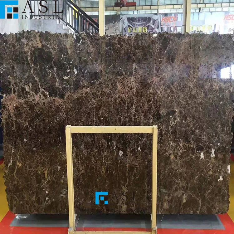 Factory direct low price china brown marble dark emperador brecha maron french mystic brown marble stone bangladeshi