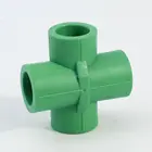 Pipe Fitting Ppr Cross High Quality Plumbing Material Pipe Fitting PPR Equal Cross
