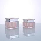 Bottle Craft Factory Direct Cosmetic Acrylic Pink Bottle With Internal Spraying Craft