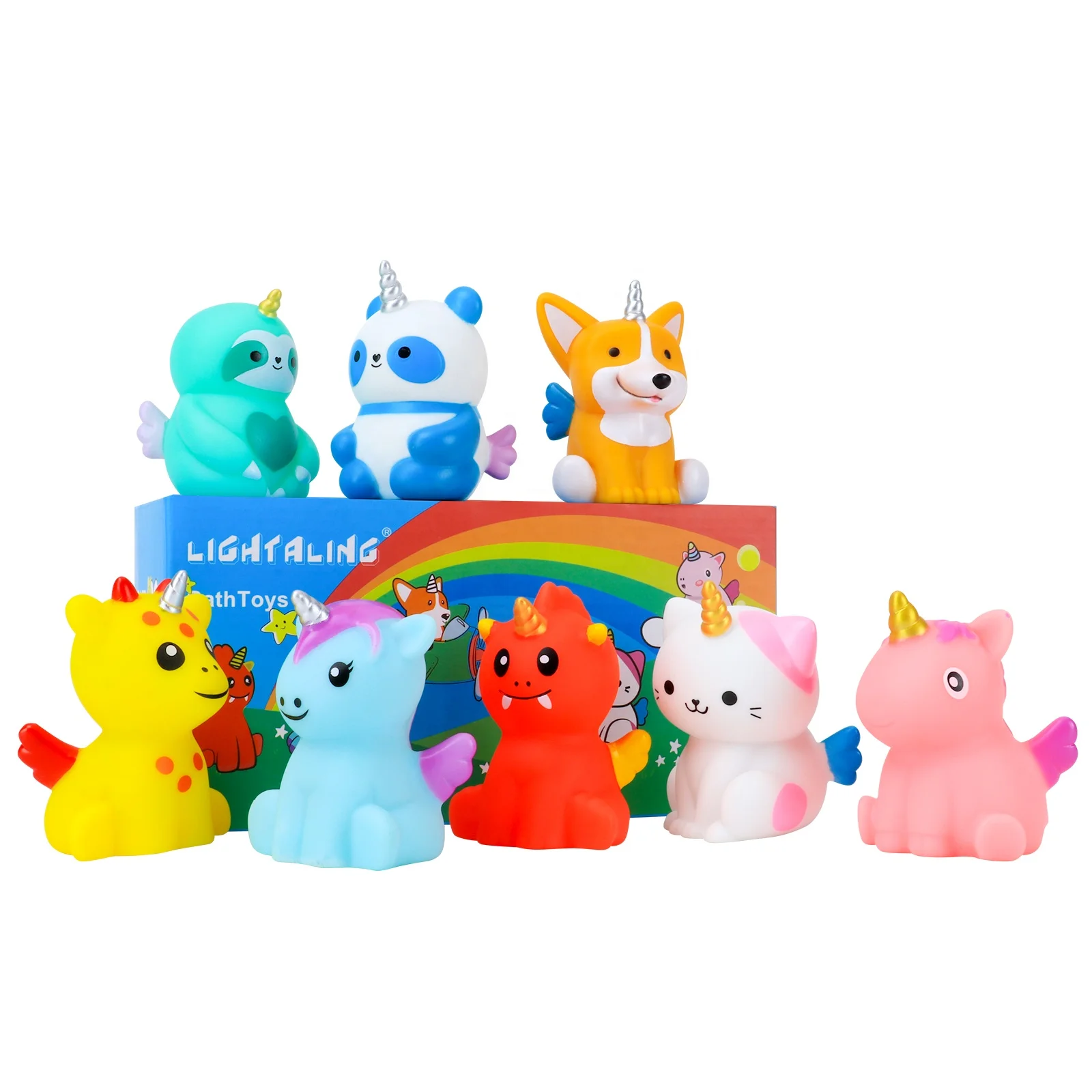 unicorn bath toys