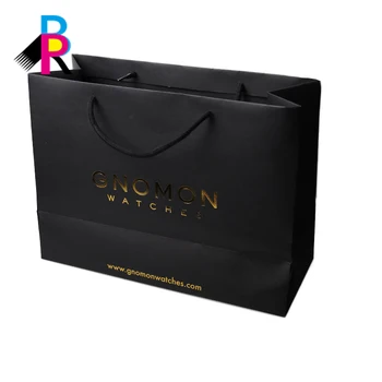 China Factory Price Custom Drawstring Luxury Shopping Bag Paper Bags With Logo