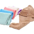 Cheap Wholesale Microfiber Hair Towel Wrap Super Absorbent Soft Drying Towel Turban Towels