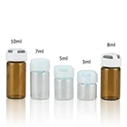 Chemical Amber Professional Experiences Cosmetic Chemical Mediacal Use Amber Glass Vial 10ml Labels Customized