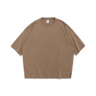 Tshirt T-shirt Wholesale Blank Unisex Black Drop Shoulder Oversized Tshirt Cotton 190gsm Man T Shrit T-shirt