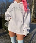 Supplier Wholesale High Qaulity Custom Your Logo Men And Women Pullover Oversized Rhinestone Hoodie