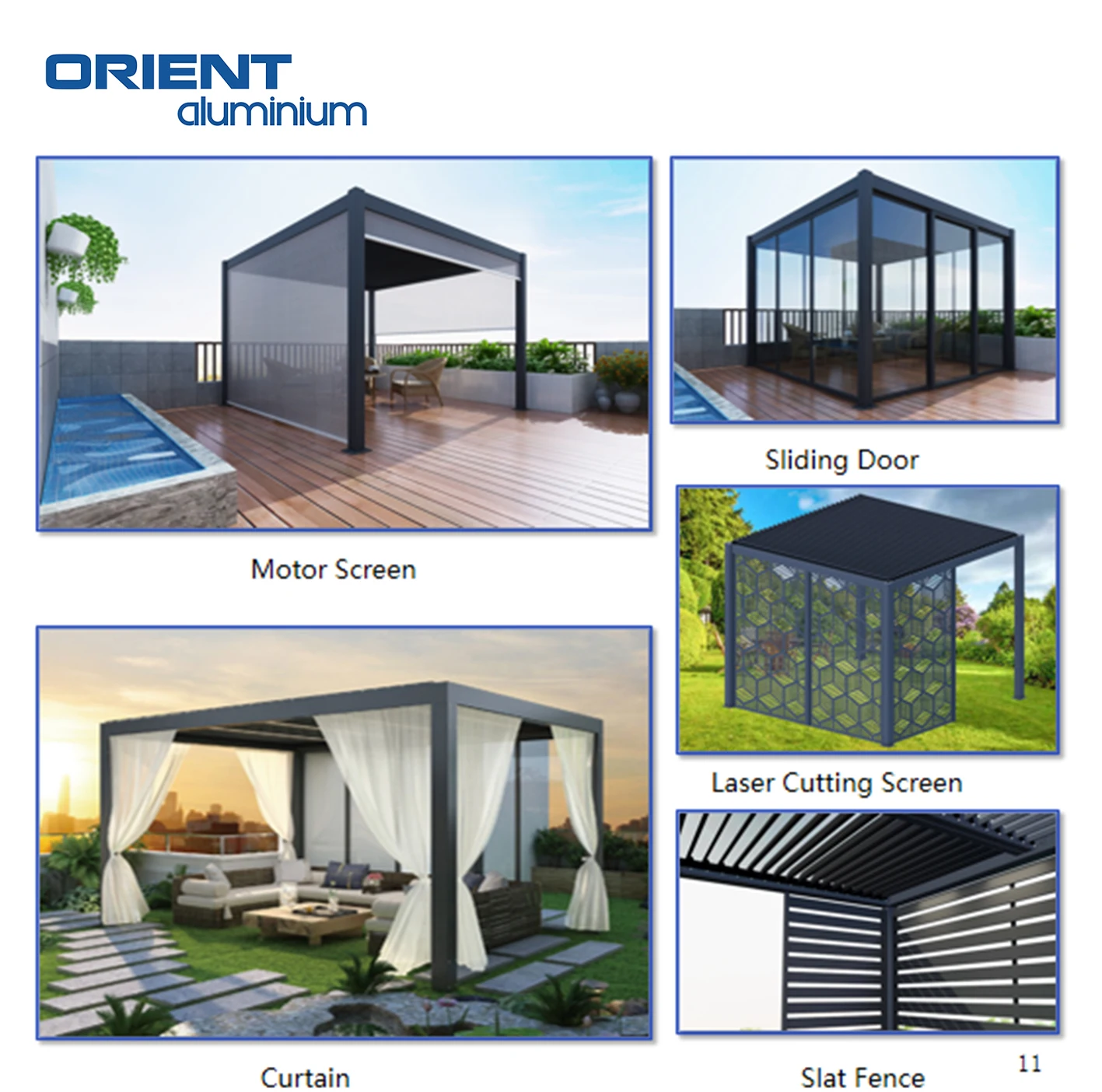 Buy Garden Gazebo Aluminum Pergola Kits 