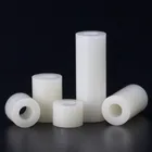 Nylon Spacer OEM Factory Supply White Round Nylon Plastic Pom Hollow Tube Spacer