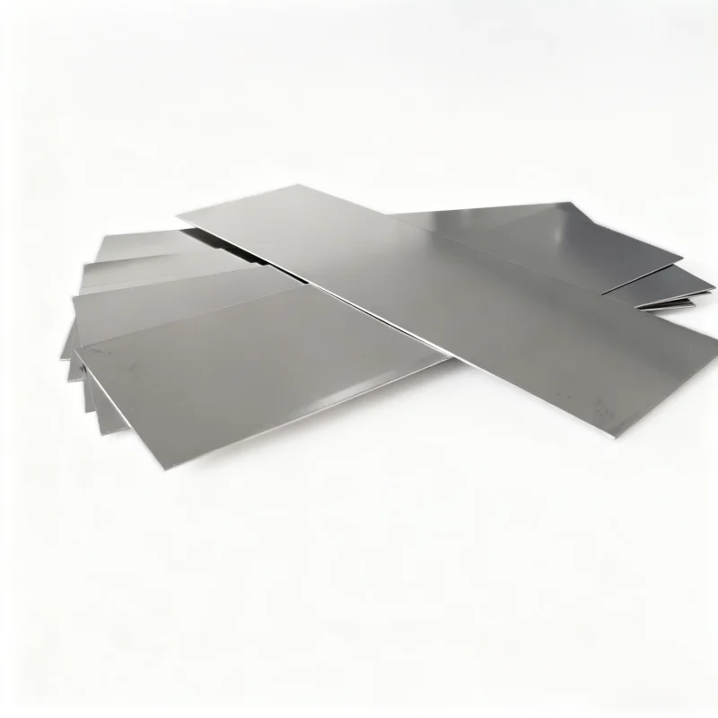 Custom Size Superelastic Shape Memory Alloy Nitinol Sheets Silver Surface Cutting Bending ASTM F2063 Standard for Industrial supplier
