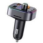 Bluetooth Mp3 Wireless Bluetooth 5.0 Fm Transmitter Car Adapter Music Mp3 Player With Led Backlit