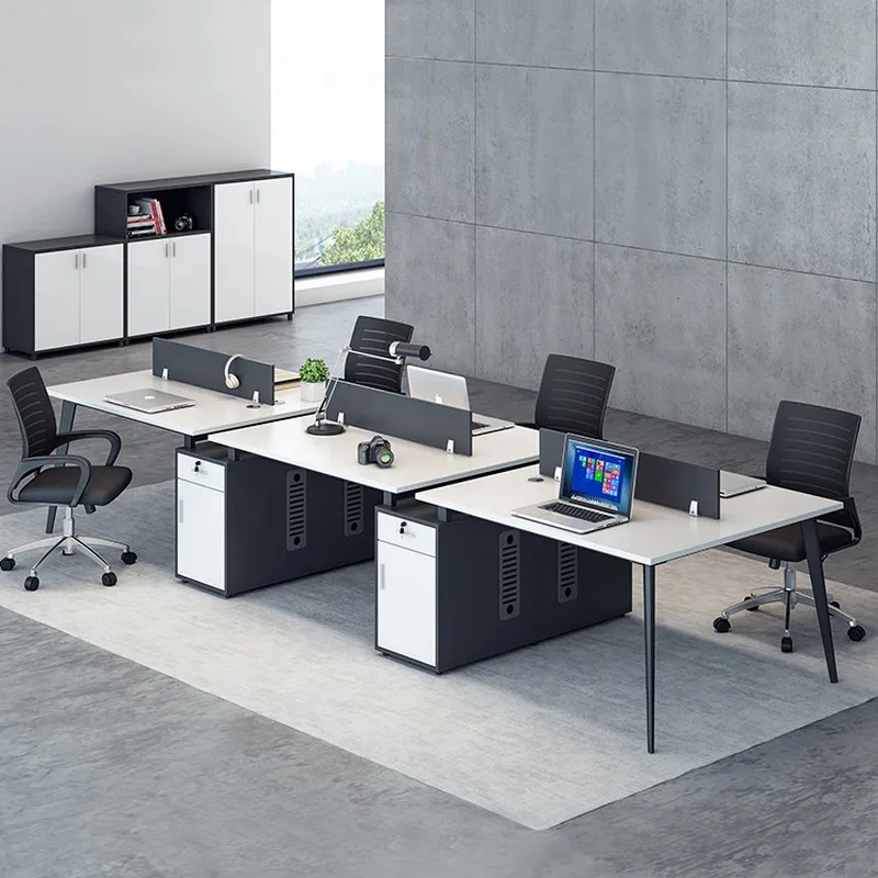 Computer Modern Adjustable Luxury Pc Wooden Furniture Manager White Table Executive Office Desk