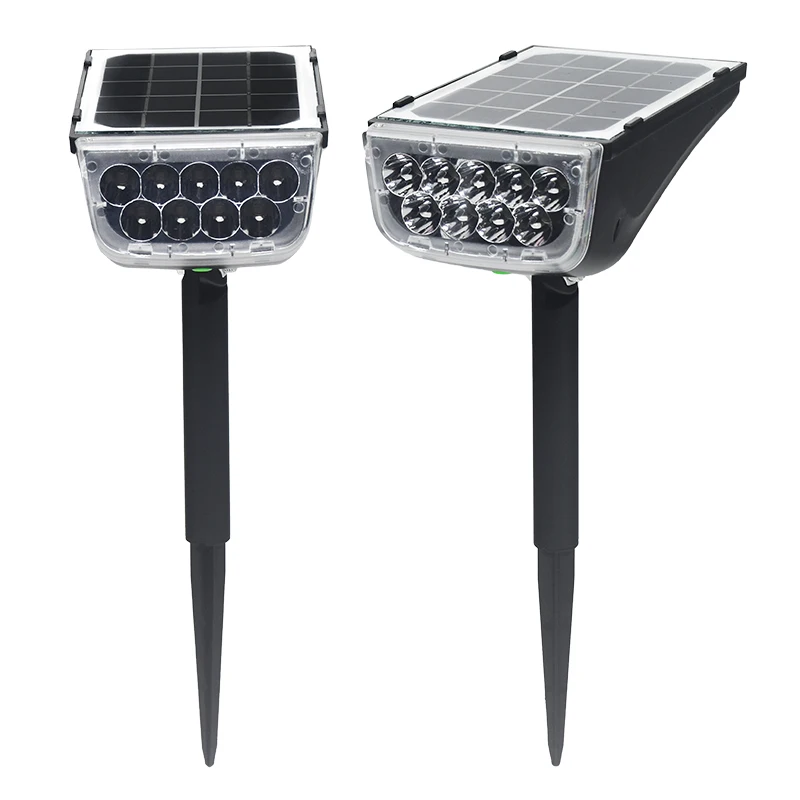 LED Solar Landscape Spotlights Waterproof Solar Powered Garden Light