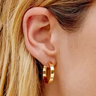 Hoop Earrings Drop Hoop Earings Fashion Custom Hoop Jewelry Gold Plated Circle Huggie Hoop Earrings For Women