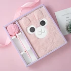 School Wholesale School Stationery A5 Diary Notebook Cute Unicorn Plush Notebook