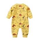 Baby Clothes Baby Clothes Factory Baby Romper Linen 100% Cotton Baby Clothes Long Sleeve Jumpsuit