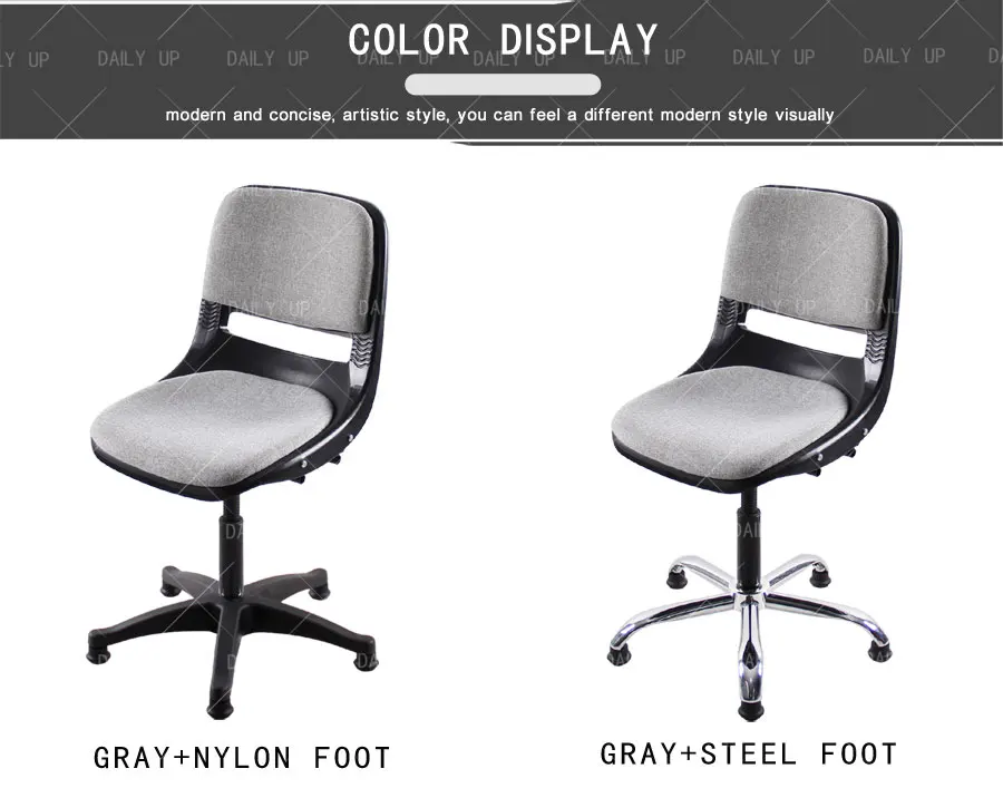 Padded Computer Chairs Height Adjustable Task Chair Swivel Chair Base Parts